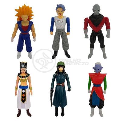 Kit 6 Bonecos Dragon Ball Vegetto Ssj3 Jerez Mai Do Futuro
