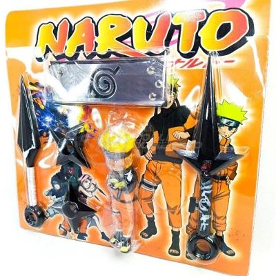 Kit Boneco Naruto 15Cm + 2 Shuriken + 1 Bandana + ...