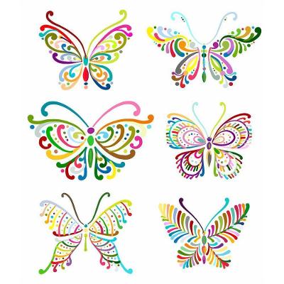 Tatuagem Temporária Infantil - Borboletas - Tatufun