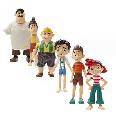 Kit Cartela Menino Luca E Seus Amigos 6 Personagens