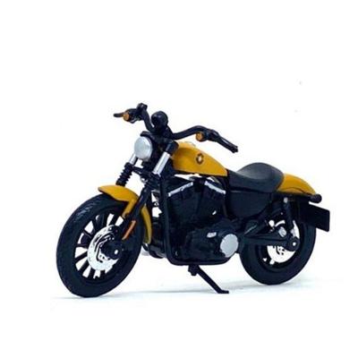 Miniatura Moto Harley Suspensão Na Roda Traseira