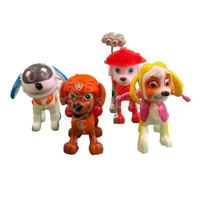 Kit 5 Bonecos Brinquedos Patrulha Canina Com 4 Skate 28