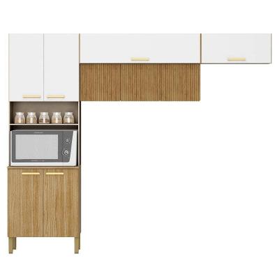 Armário De Cozinha 4 Peças Urban01 K02 Freijó/supremo - Mpozenato