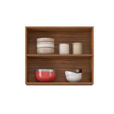Armário de Cozinha Modulado Aéreo Firenze 2 Portas 80cm Amendola/Branco - Demóbile