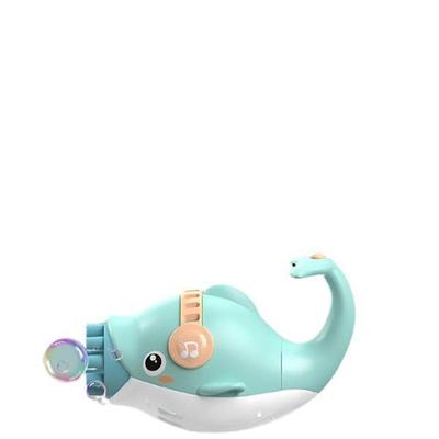 Golfinho Bolhudo Lança Bolhas Sabão Criança Infantil Azul 3
