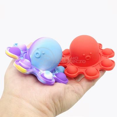 Chaveiro Polvo Reversível Pop It Anti Stress Apertar Tiktok