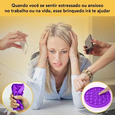Pop It Circular Anti Stress Roxo