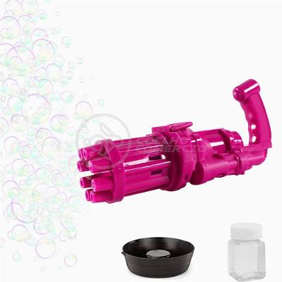Máquina Elétrica Lança Bolhas Sabão Infantil Rosa