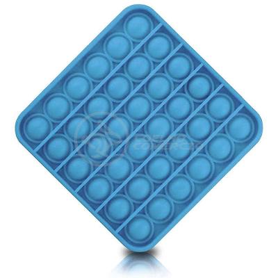 Pop It Quadrado Fidget Toy Anti Stress Ansiedade - Azul Nº7