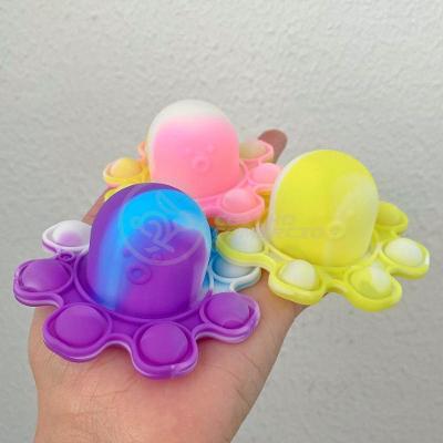 Chaveiro Polvo Reversível Pop It Anti Stress Apertar Tiktok