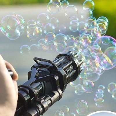 Máquina Elétrica Lança Bolhas Sabão Preto