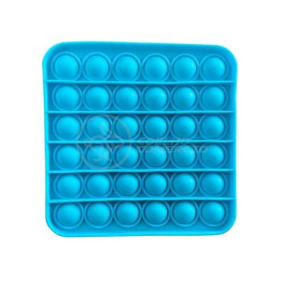 Pop It Quadrado Fidget Toy Anti Stress Ansiedade - Azul Nº10