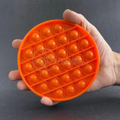 Pop It Circular Anti Stress Bolha Laranja