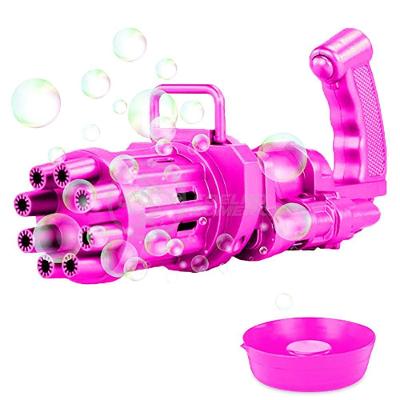 Máquina Elétrica Lança Bolhas Sabão Infantil Rosa