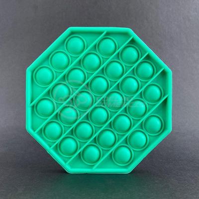 Pop It Octogonal Anti Stress Bolha Verde