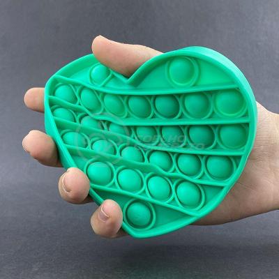 Pop It Coração Anti Stress Verde