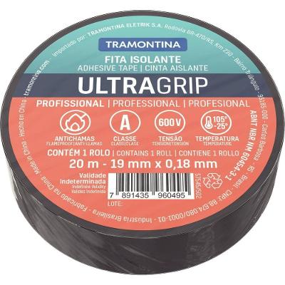 Fita Isolante Classe A 0,18x19 Mm Tramontina Preta 20 M Tramontina