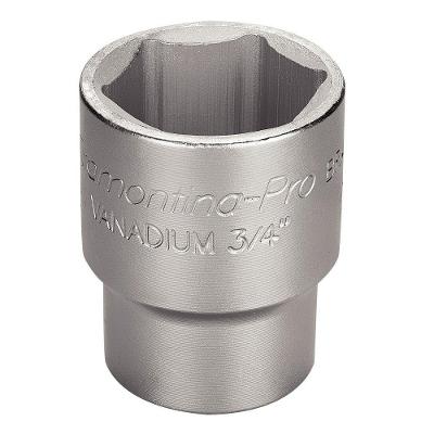 Soquete Sextavado Em Aço Cromo Vanádio 38 Mm - Encaixe 3/4" Tramontina Pro Tramontina