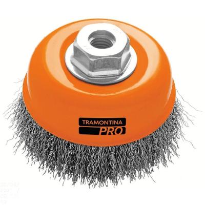 Escova Tipo Copo Arame Ondulado 2.1/2'' Tramontina Pro Tramontina
