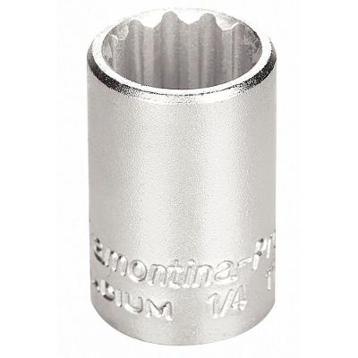 Soquete Estriado Em Aço Cromo Vanádio 9/16" - Encaixe 1/4" Tramontina Pro Tramontina