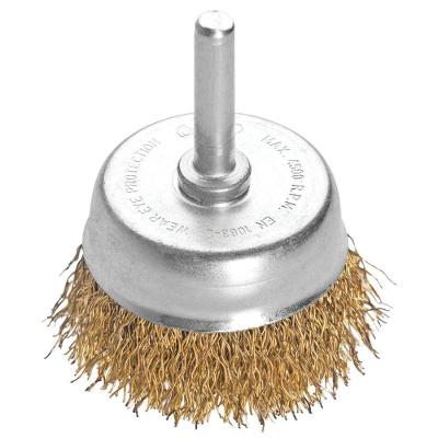 Escova Tipo Copo Arame Ondulado Com Haste 2x1/4'' Tramontina Pro Tramontina