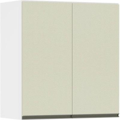 Armário Perola 70cm 2 Portas Branco Polar C/Kashmir