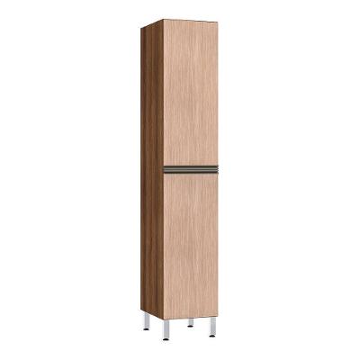 Paneleiro Simples 40cm 2 Portas Nogueira C/Cumaru