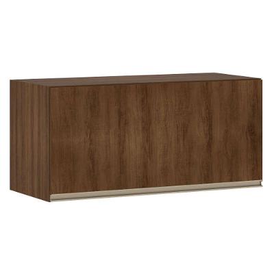 Armário Para Cozinha 80 Cm 1 Porta Dourado C/ Dourado