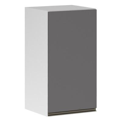 Armário Perola 40cm 1 Porta Branco Polar C/Cinza Puro