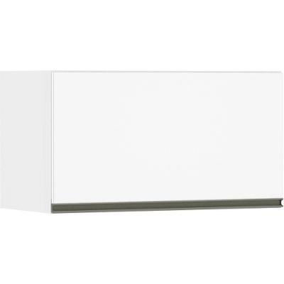 Armário Perola Basculante 80 Cm 1 Porta Luciane Branco Polar