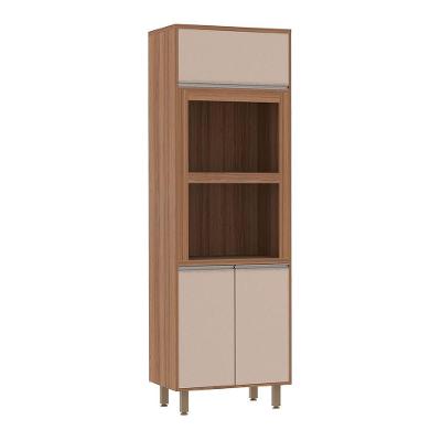 Paneleiro 70cm Duplo Nicho 2pt 1 Porta Basculante 1 Prat