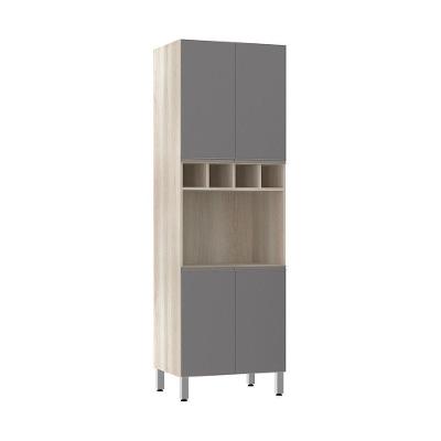 Paneleiro C/ Nicho De Microondas 70Cm E 1 Nicho Luci Legno C