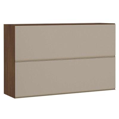 Armário Cozinha Duplo 120 Cm 2 Portas Dourado Com Connect