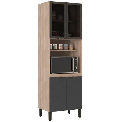 Paneleiro 2 Pt Vidro 70Cm 94551 Avena Grafito