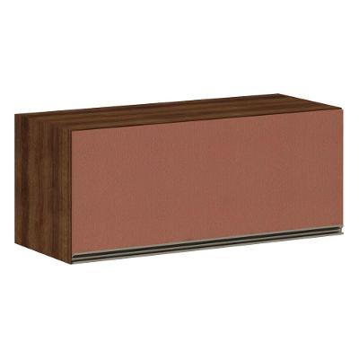Armário Para Cozinha 90 Cm 1 Porta Dourado Com Gaia