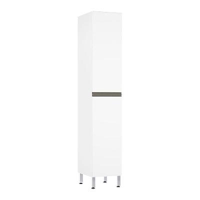 Paneleiro Simples 40cm 2 Portas Pérola Branco Polar