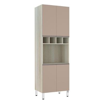 Paneleiro C/ Nicho De Microondas 70Cm E 1 Nicho Luci Legno C