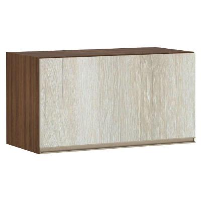 Armário Para Cozinha 70 Cm 1 Porta Dourado Com Crema