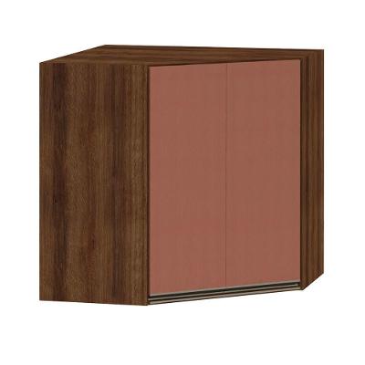 Armário Para Cozinha Canto 2 Portas Dourado Com Gaia