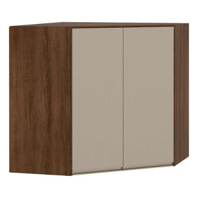 Armário Para Cozinha Canto 2 Portas Dourado Com Connect