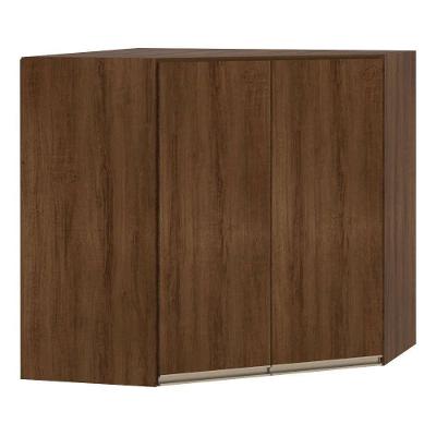 Armário Para Cozinha Canto 2 Portas Dourado C/ Dourado