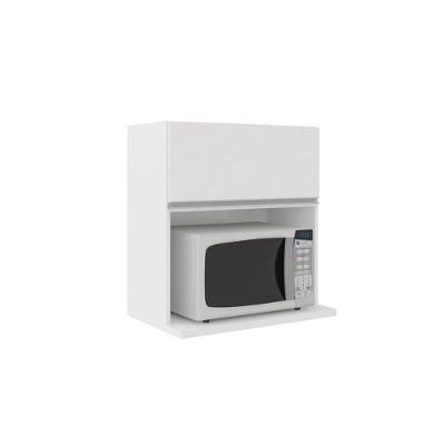 Armário Basculante Nicho Microondas Factual Branco - Fdecor
