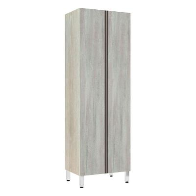 Paneleiro 70Cm Duplo 2 Portas Luci Legno Crema Com Concreto