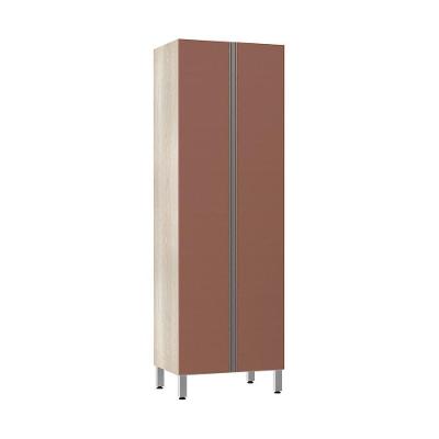 Paneleiro 70Cm Duplo 2 Portas Luci Legno Crema Com Gaia