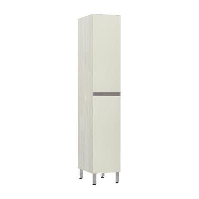 Paneleiro Luciane 40Cm 2 Portas Luci Legno Crema Com Kashmir