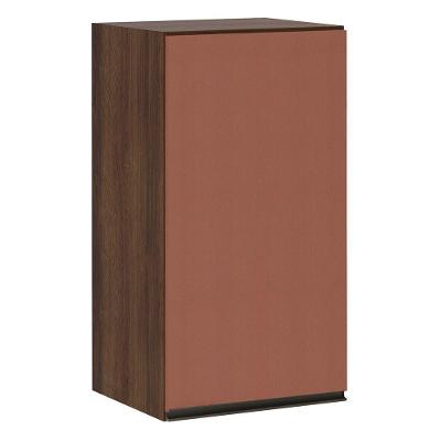 Armário Para Cozinha 35 Cm 1 Porta Dourado Com Gaia