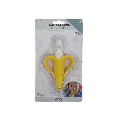 Massageador Gengiva Formato Banana Para Bebê - Western