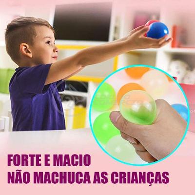 Toy Bolinha Globble Anti Stress Luminosa Fluorecente