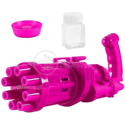 Máquina Elétrica Tiktok Lança Bolhas Rosa
