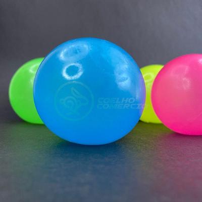 Toy Bolinha Globble Anti Stress Luminosa Fluorecente
